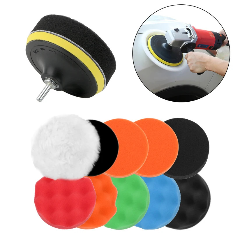 12개/세트 자동차 광택 패드 페인트 관리 스펀지 자동 - Polish Pad Set Buffer 리뷰 및 가격