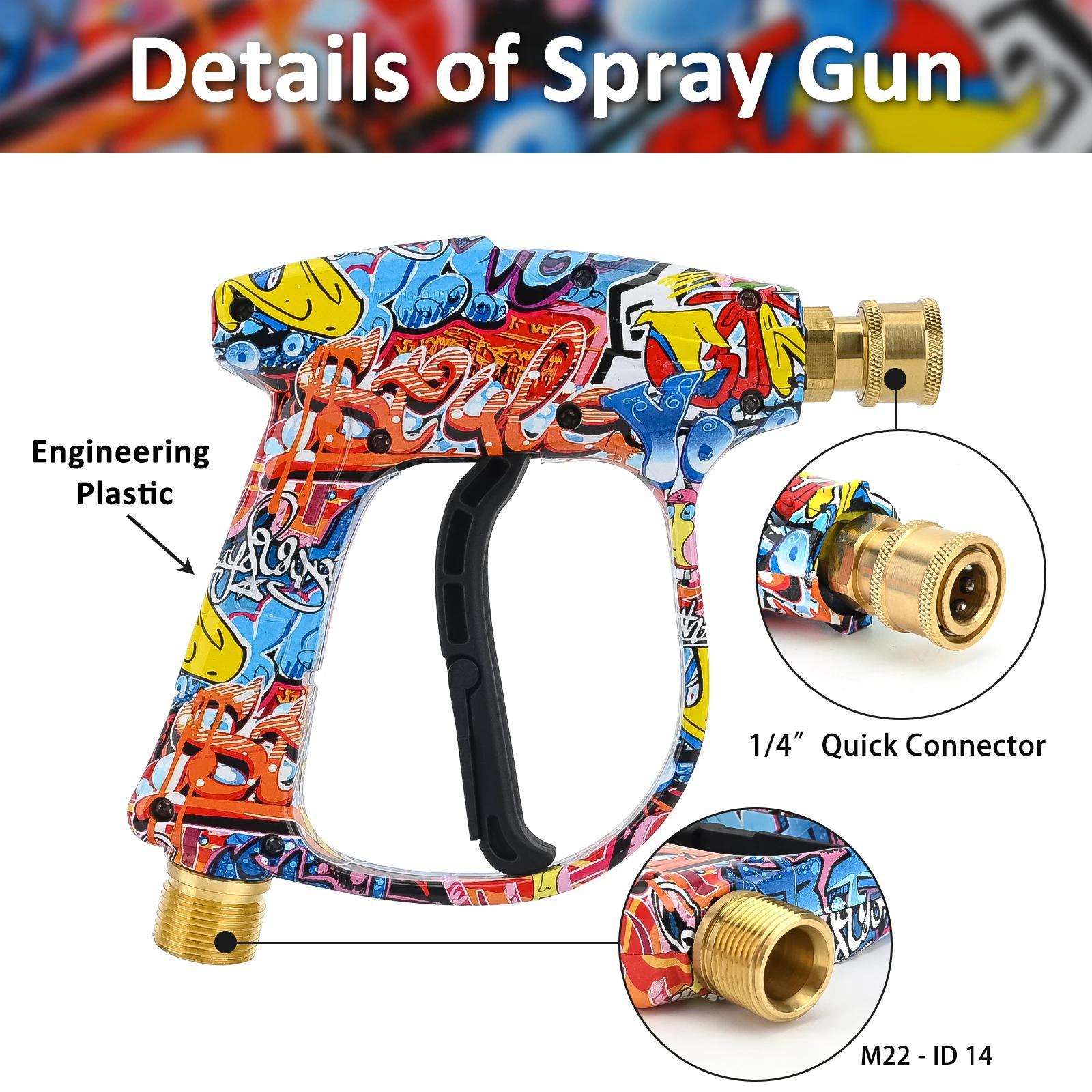 4350PSI 고압 물총 그래피티 디자인, 1L 폼 캐 - Pressure Washer Foam Gun 리뷰 및 가격