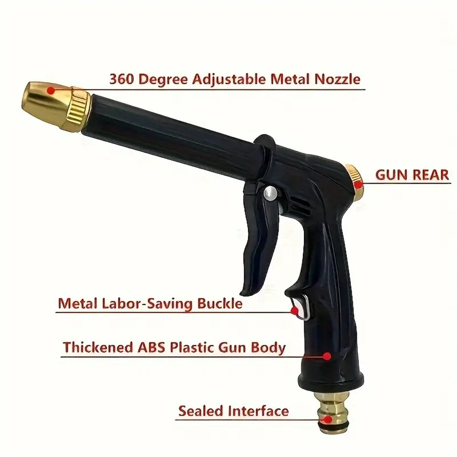 새로운 고압 물총 세차용 정원용 호스 노즐 스프링클러  - Pressure Washer Foam Gun 리뷰 및 가격