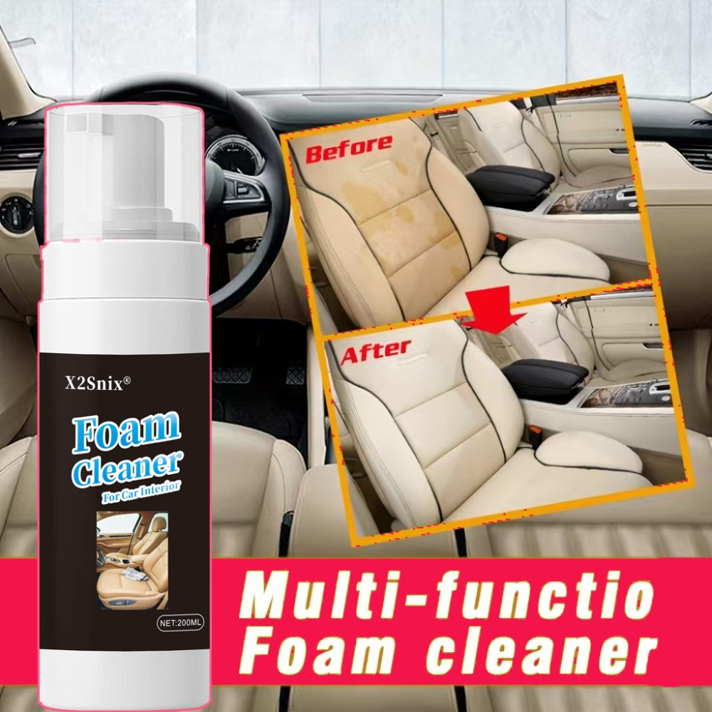 새로운 다기능 폼 클리너 자동차 내부 얼룩 제거 및 청 - Leather Cleaner Interior 리뷰 및 가격