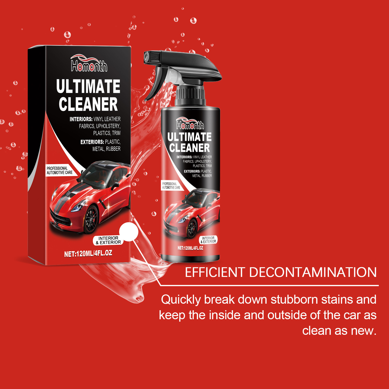 호몬스 120ml 자동차 실내 얼룩 제거 클리너 자동차 - Leather Cleaner Interior 리뷰 및 가격